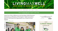 Desktop Screenshot of livingmaxwell.com
